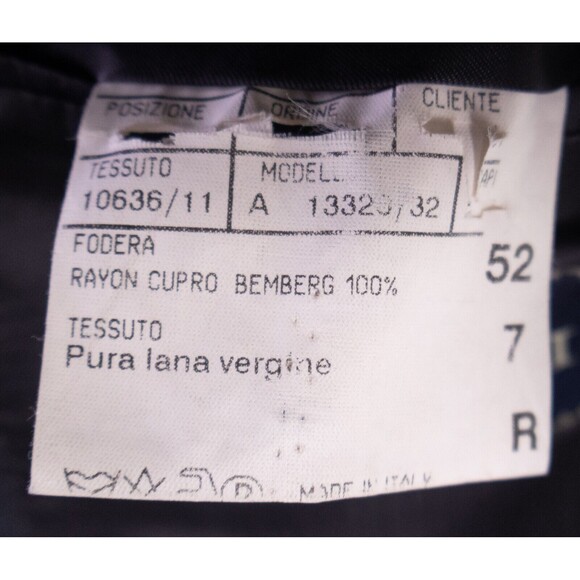 Canali Solid Gray Wool Blazer Sport Coat Mens Size 42R/S Three-Button Jacket - Picture 10 of 13